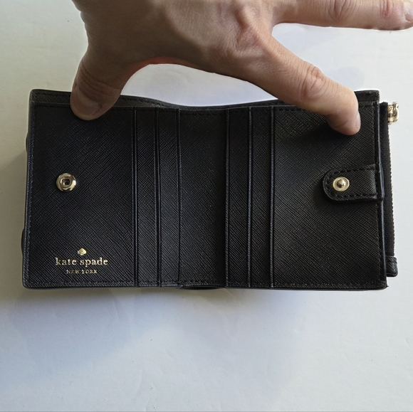 Kate Spade Disney Minnie Mouse Leather Compact Wallet - Picture 3 of 10